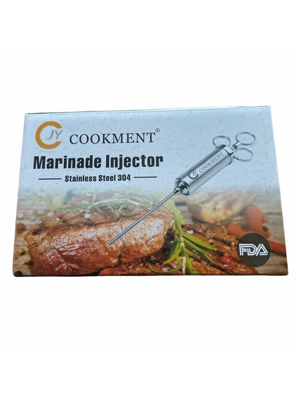 Cookment Stainless Steel Marinade Injector
